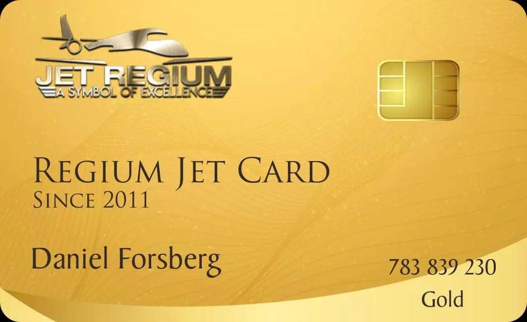 Gold Jet Card